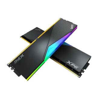 ADATA AX5U6000C3032G-DCLARBK XPG LANCER RGB 64GB (2 x 32GB) DDR5 6000MHz CL30 Desktop Memory Black