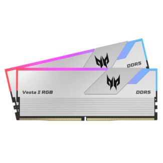 Predator BL.9BWWR.331 Vesta II RGB 32GB (2x 16GB) DDR5 6400MHz CL32 Desktop Memory Silver