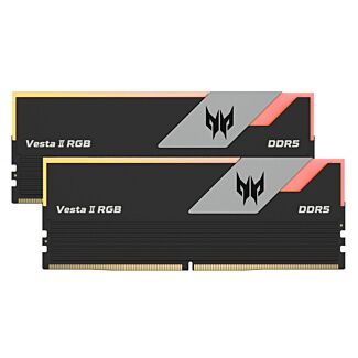 Predator BL.9BWWR.381 Vesta II RGB 64GB (2x 32GB) DDR5 6000MHz CL32 Desktop Memory Black