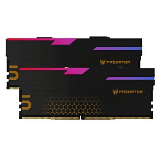 Predator BL.9BWWR.391 Hermes RGB 32GB (2x 16GB) DDR5 6400MHz CL32 Desktop Memory Black