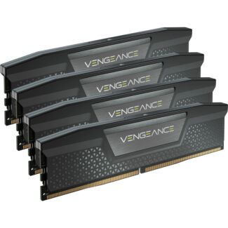 Corsair CMK192GX5M4B5200C38 VENGEANCE RGB 192GB (4x48GB) DDR5 DRAM 5200MT/s CL38 Memory Kit Black
