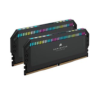 Corsair CMT32GX5M2X6200C36 Dominator Platinum RGB 32GB (2x16GB) DDR5 UDIMM 6200Mhz C36 1.1V Black Desktop Memory