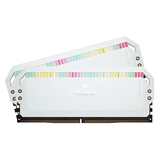 Corsair CMT32GX5M2X6200C36W DOMINATOR PLATINUM DDR5 RGB 6200MT/s 32GB (2x16GB) Gaming Memory Kit White