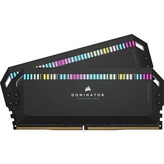 Corsair CMT32GX5M2X7200C34 Dominator Platinum RGB 32GB (2x 16GB) DDR5 7200MHz Desktop Memory Black