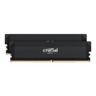 Crucial CP2K16G60C36U5B Pro Overclocking 32GB Kit (16GBx2) DDR5 6000MHz UDIMM Black Memory