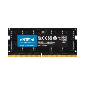 Crucial CT32G52C42S5 32GB (1x32GB) DDR5 SODIMM 5200MHz CL42 1.1V Laptop Memory