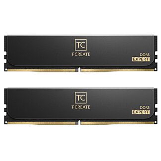 Team CTCED532G6000HC38ADC01 T-Create Expert Black DDR5 6000MHz 32GB (2x16GB) U-DIMM CL38 1.25V Desktop Memory