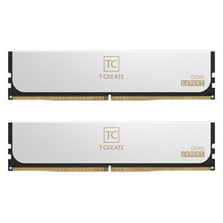 Team CTCWD532G6000HC38GDC01 T-Create Expert White 32GB (2x 16GB) 6000MHz CL38 DDR5 Desktop Memory
