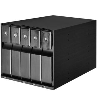 Silverstone SST-FS305-12G 3x5.25in Bay to 5x3.5in SAS/SATA HDD Chassis Converter