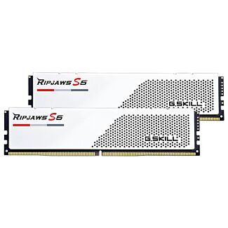 G.Skill F5-5200J3636C16GX2-RS5W RIPJAWS S5 32G 2x16G DDR5 5200Mhz CL36-36-36-83 1.2V UDIMM  Desktop Memory Kit White