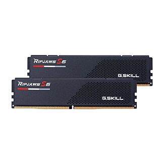 G.Skill F5-5600J2834F16GX2-RS5K Ripjaws S5 32GB (2x 16GB) DDR5 5600MHz CL28 Desktop Memory Black