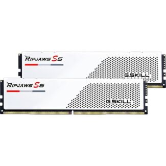 G.Skill F5-5600J4040C16GX2-RS5W Ripjaws S5 32G White 2X16G DDR5 5600MHZ CL40-40-40-89 1.2V UDIMM Desktop Memory Kit