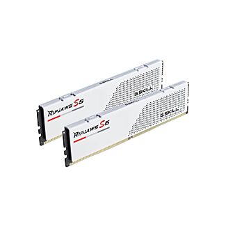 G.Skill F5-6000J3040F16GX2-RS5W Ripjaws S5 32GB (2x 16GB) DDR5 6000MHz CL30 Desktop Memory White