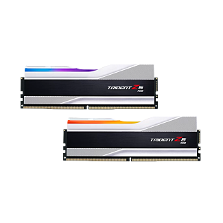 G.Skill F5-6000J3040G32GX2-TZ5RS Trident Z5 RGB DDR5 6000MHz 64GB (2x32GB) CL30 Desktop Memory Silver