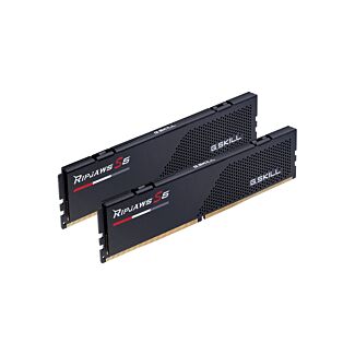 G.Skill F5-6000J3238F16GX2-RS5K Ripjaws S5 32GB (2x 16GB) DDR5 6000MHz CL32 Desktop Memory Black