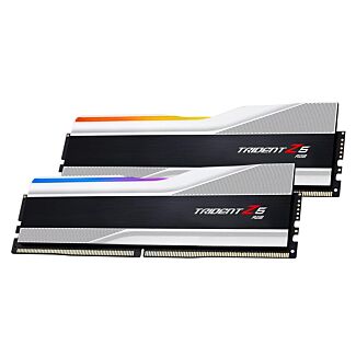 G.Skill F5-6000J3238F16GX2-TZ5RS Trident Z5 RGB 32GB (2x16GB) DDR5 6000MHz CL32 Desktop Memory Silver