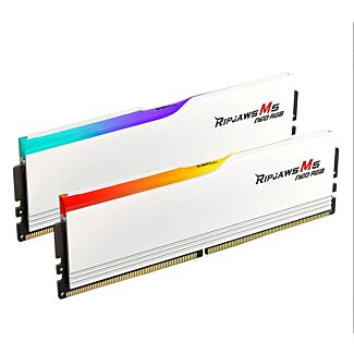 G.Skill F5-6000J3636F16GX2-RM5NRW Ripjaws M5 Neo RGB 32GB (2 x  16GB) DDR5 6000MHz CL36 AMD Desktop Memory White