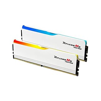 G.Skill F5-6000J3636F32GX2-RM5NRW Ripjaws M5 Neo RGB 64GB (2 x 32GB) DDR5 6000Mhz 1.35V EXPO XMP Memory White
