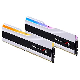 G.Skill F5-6400J3239G32GX2-TZ5RW Trident Z5 RGB 64GB (2x 32GB) DDR5 6400MHz CL32 Desktop Memory White