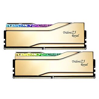G.Skill F5-6000J2836G16GX2-TR5NG Trident Z5 Royal Neo 32GB (2x16GB) DDR5 6000MHz Desktop Memory Gold