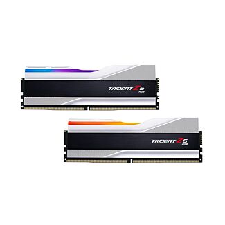 G.Skill F5-7600J3646G16GX2-TZ5RS Trident Z5 RGB 32GB (2 x 16GB) DDR5 7600MHz CL36 Desktop Memory Kit Silver