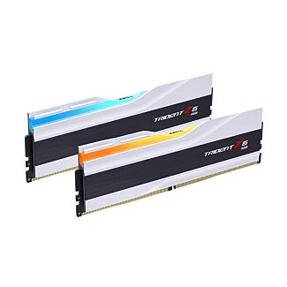 G.Skill F5-8400J4052G24GX2-TZ5RW Trident Z5 RGB 48GB (2x24GB) DDR5 8400MT/s 40-52-52-134 1.4V Desktop Memory White