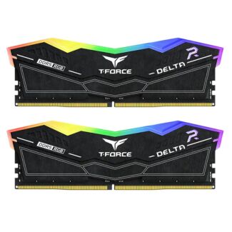 Team FF3D532G6000HC38JDC01 T-Force Delta RGB 32GB (2x 16GB) DDR5 6000MHz CL38 Desktop Memory Black