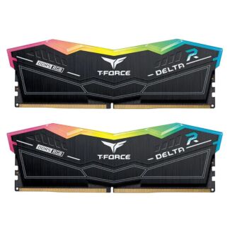 Team FF3D532G8000HC38DDC01 T-Force Delta RGB Black 32GB (2x16GB) 8000MHz DDR5 Desktop Memory Kit