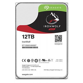 Seagate ST12000VN0008 12TB IronWolf NAS 3.5" SATA DRIVE