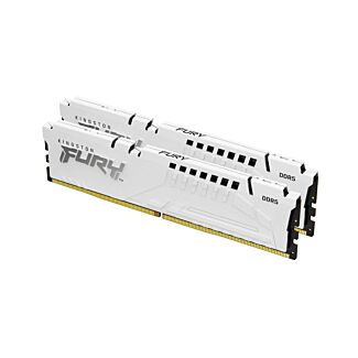 Kingston KF556C36BWEK2-32 Fury Beast Expo 32GB (2 x 16GB) 5600MHz DDR5 5600MHz CL36 Desktop Memory Kit White