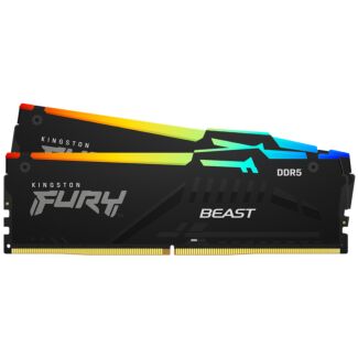 Kingston KF556C40BBAK2-32 FURY Beast RGB 32GB (2 x 16GB) DDR5 5600MHz CL40 DIMM Memory