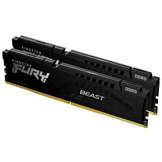 Kingston KF560C36BBEK2-64 FURY Beast 64GB (2x 32GB) DDR5 6000MHz Desktop Memory Black