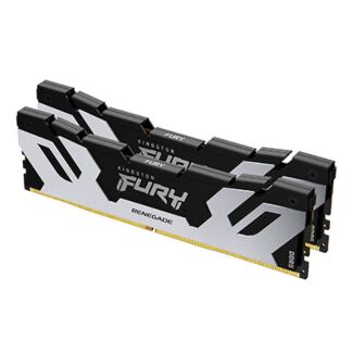 Kingston KF564C32RSK2-32 FURY Renegade Silver 32GB (2x16GB) DDR5 6400MT/s CL32 DIMM Desktop Memory Kit