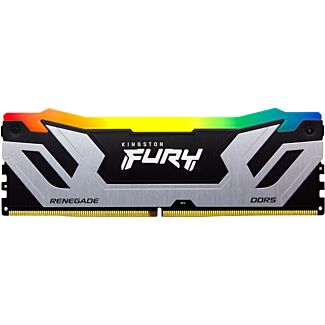 Kingston KF584CU40RSA-24 Fury Renegade RGB Silver 24GB (1x24GB) DDR5 8400MT/s CL40 CUDIMM FURY RGB Memory Silver XMP
