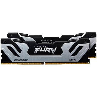 Kingston KF584CU40RSK2-48 Fury Renegade RGB Silver 48GB (2x24GB) DDR5 8400MT/s CL40 CUDIMM  Memory Silver XMP