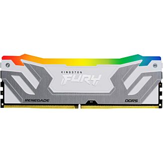 Kingston KF584CU40RWA-24 Fury Renegade RGB White 24GB (1x24GB) DDR5 8400MT/s CL40 CUDIMM FURY RGB Memory White XMP