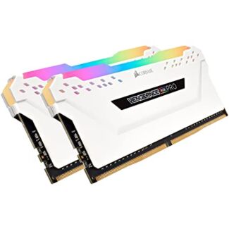 Corsair CMW32GX4M2E3200C16W Vengeance RGB PRO 32GB (2x16GB) DDR4 3200MHz C16 Desktop Gaming Memory White