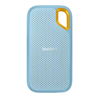 SanDisk SDSSDE61-4T00-G25B Extreme Portable 4TB USB-C 3.2 External SSD Sky Blue
