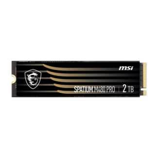 MSI SPATIUM M480 2TB PRO PCIe Gen 4x4 NVMe M.2 SSD