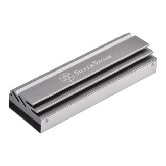 SilverStone SST-TP04 Aluminum alloy M.2 SSD Cooling kit Titanium Grey