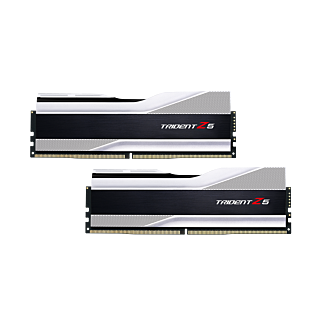 G.Skill F5-6000J3636F16GX2-TZ5S Trident Z5 32GB (2x16GB) DDR5 6000MHz CL36-36-36-96 1.35V Memory Kit Silver