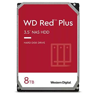 WD WD80EFZZ Red Plus 8TB 3.5" 5640RPM SATA NAS HDD 128MB Cache