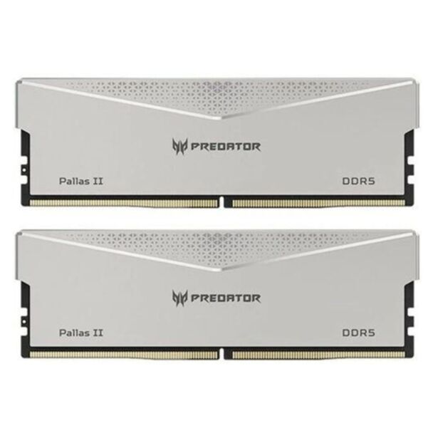 Predator BL.9BWWR.374 Pallas II 32GB (2x 16GB) DDR5 6000MHz CL32 Desktop Memory - Silver