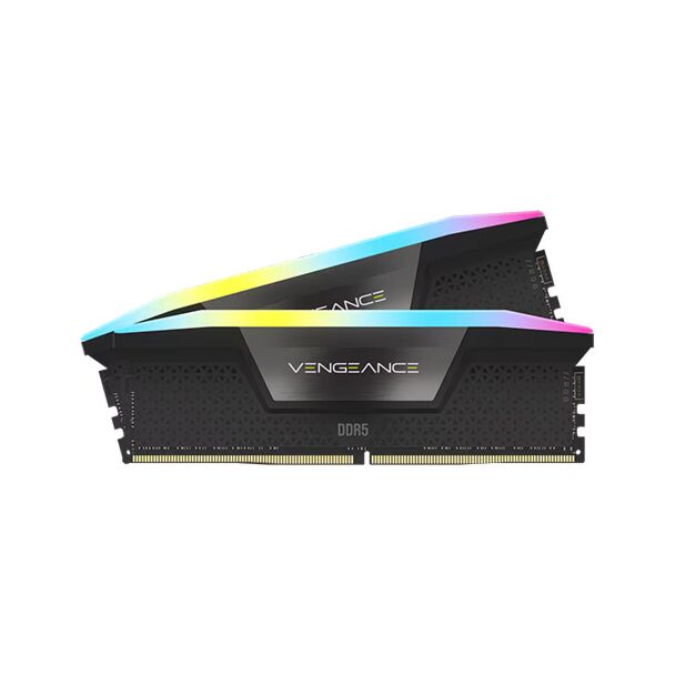 Corsair CMH32GX5M2E6200C36 Vengeance RGB DDR5 6200MT/s 32GB (2x16GB) DIMM Unbuffered 36-46-46-100 XMP 3.0 Memory Kit