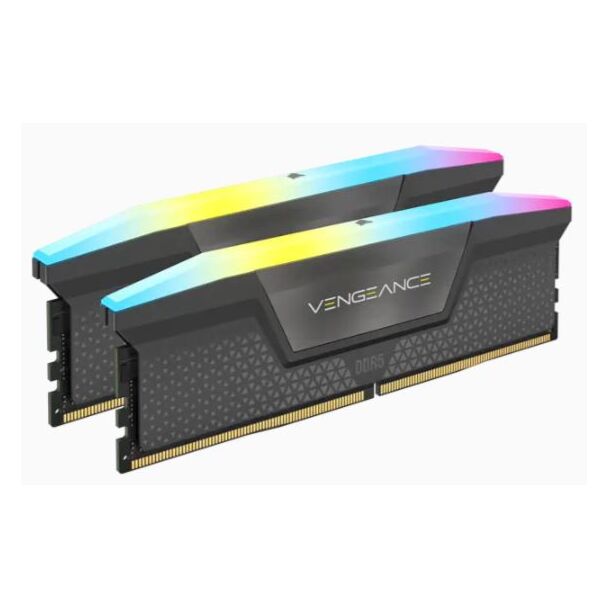 Corsair CMH64GX5M2B5200Z40K Vengeance RGB DDR5 64GB (2x32GB) DDR5 5200MHz C40 1.25V Memory for AMD