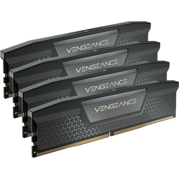 Corsair CMK192GX5M4B5200C38 VENGEANCE RGB 192GB (4x48GB) DDR5 DRAM 5200MT/s CL38 Memory Kit Black