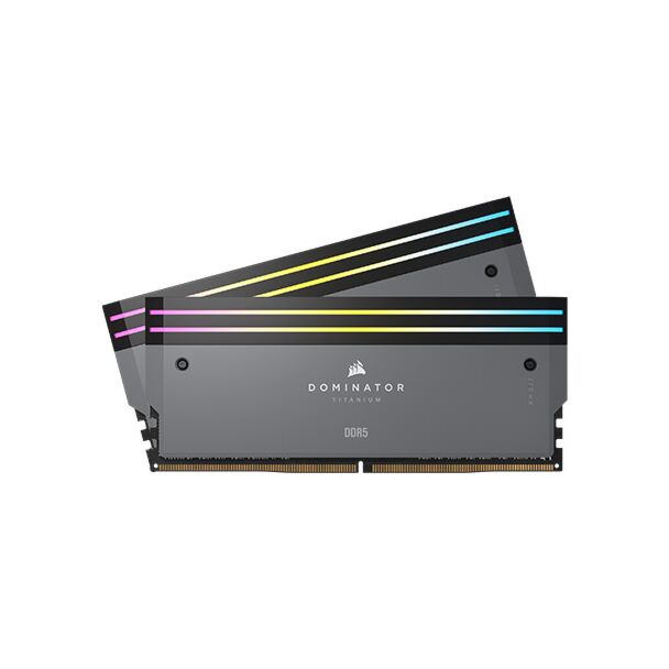 Corsair CMP64GX5M2B6000Z30 DOMINATOR TITANIUM 64GB (2x32GB) DDR5 6000Mhz CL30 1.4V EXPO Memory Grey
