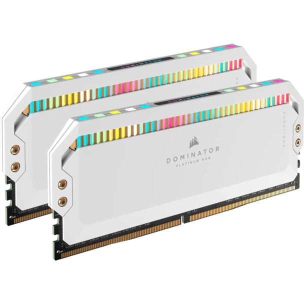 CORSAIR CMT64GX5M2B5200C40W DOMINATOR PLATINUM RGB DDR5 5200MHz 64GB 2x32GB DIMM Unbuffered Desktop Memory RAM