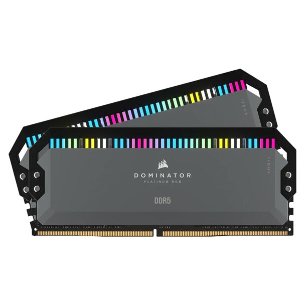 CORSAIR CMT64GX5M2B5600Z40K DOMINATOR PLATINUM RGB DDR5 64GB (2x32GB) DDR5 5600MHz C40 1.25V Memory For AMD