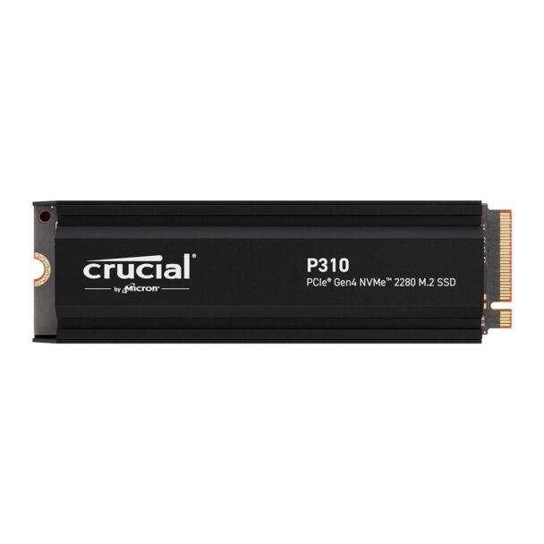 Crucial CT1000P310SSD5 P310 1TB PCIe 4.0 NVMe M.2 2280 SSD with Heatsink